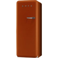Smeg FAB28YO1 60cm 'Retro Style' Fridge and Ice Box in Orange with Left Hand Hinge